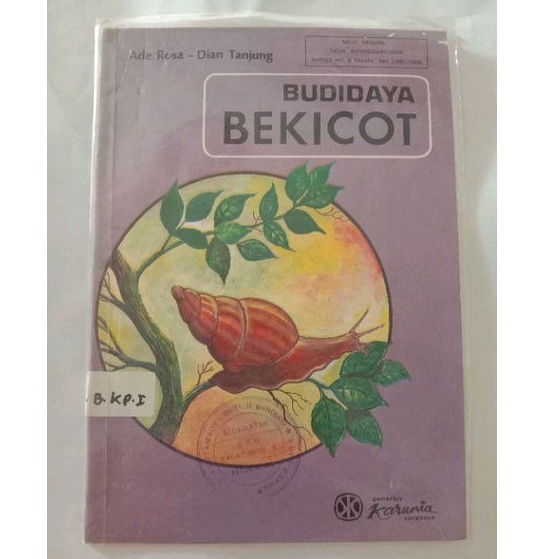 Jual Budidaya Bekicot - Buku Jadul - Buku Bekas Perpustakaan | Shopee ...