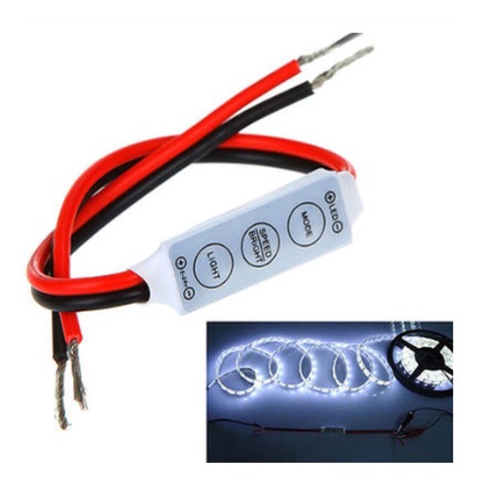 Jual Modul Led strip Dimmer Controller Kedip Strobo 6 Mode 6 Speed 12 ...