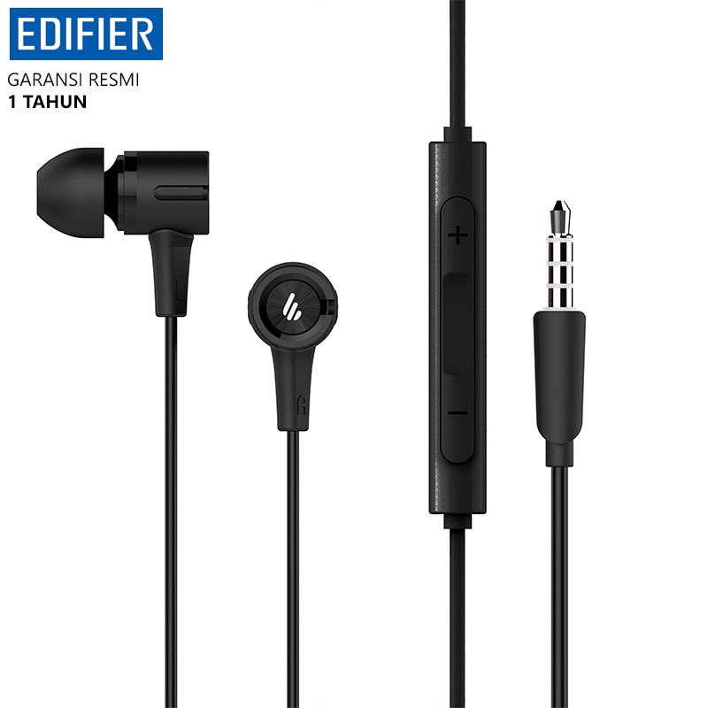 Jual Edifier P205 Earphone Stereo with Mic | Shopee Indonesia