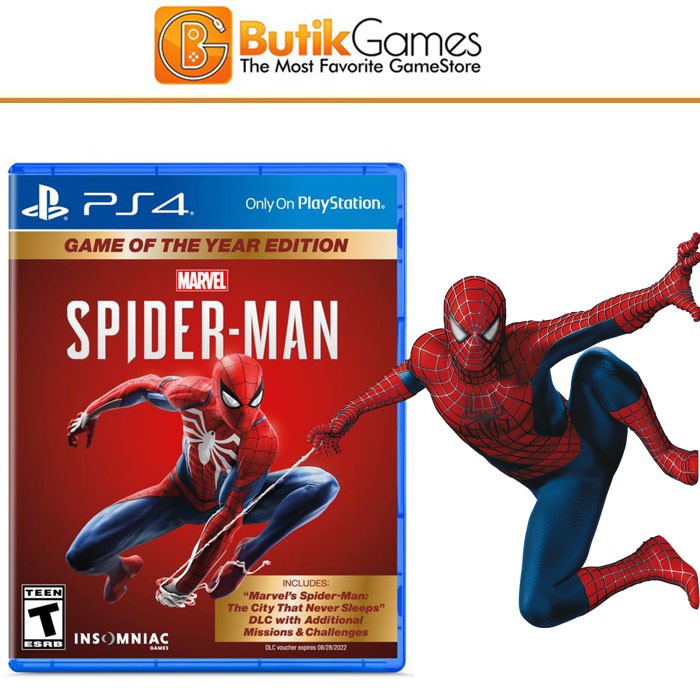 Marvel Spider-man Game of The Year Edition Goty - Ps4