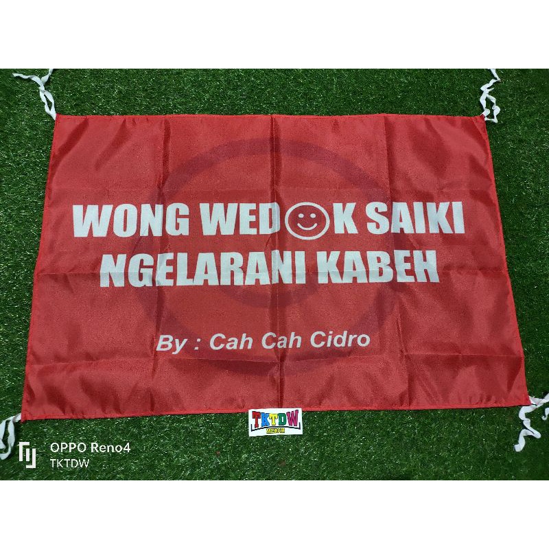 Jual BENDERA WONG WEDOK MURAH READY STOK BANYAK SIAP KIRIM ( WEDOK ...