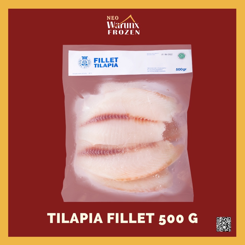 Jual Regal Springs Ikan Tilapia Fillet Berat 500g [HALAL] Shopee