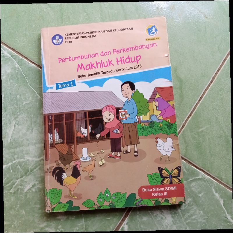 Jual BUKU TEMATIK SD kelas 3 tema 1 buku siswa dikbud | Shopee Indonesia