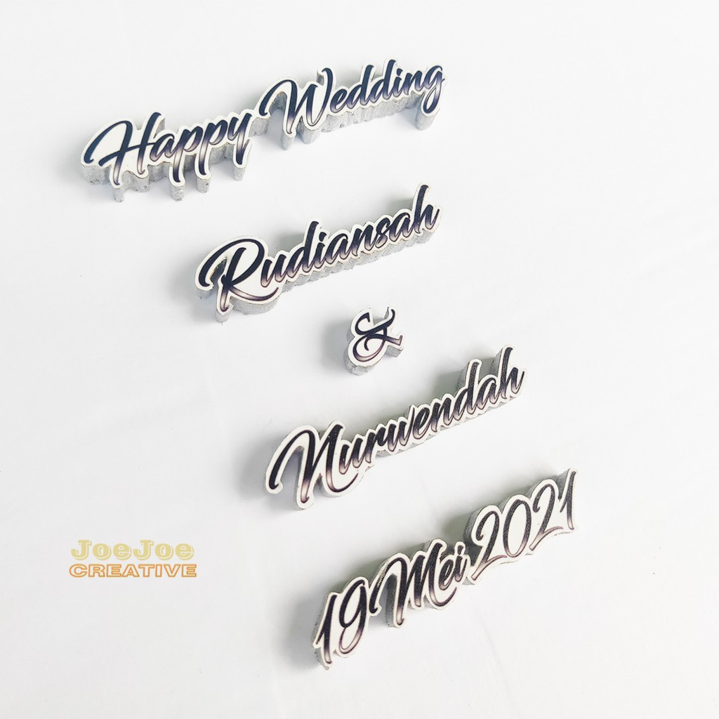 Jual po tulisan happy wedding nama dan tanggal ukiran kayu shopee
