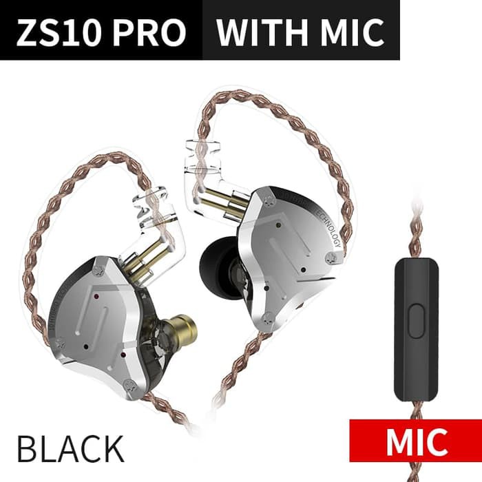 Jual Knowledge Zenith KZ ZS10 Pro In Ear Earphone Hybrid
