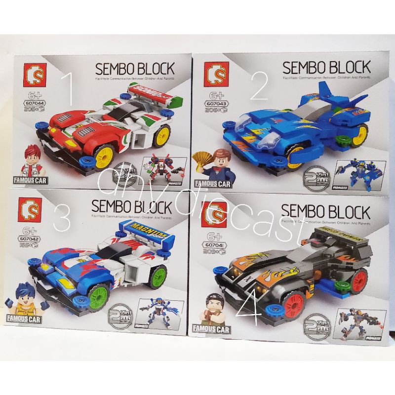 Jual Mainan Lego Mobil Racing Car 2in1 To Robot | Shopee Indonesia
