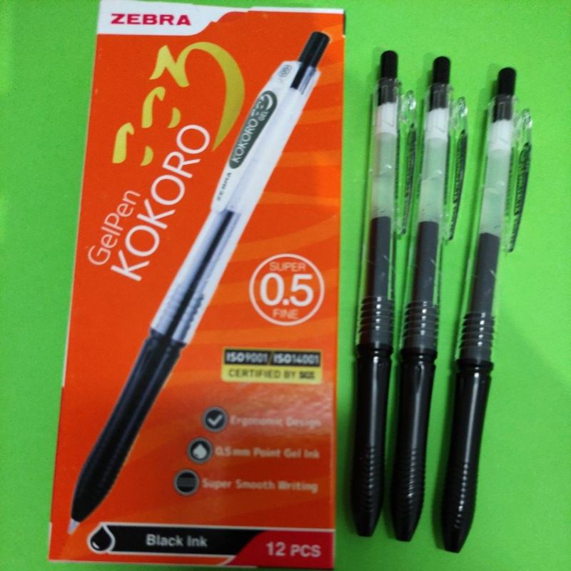 Zebra Fortier 300 - Schwarz | Einziehbare Stift