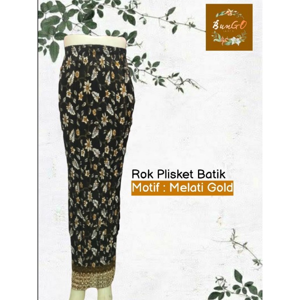 Jual Bungo Rok Plisket Batik Real Pict Motif Terlengkap Rok Pesta Wisuda Rok Bawahan Kebaya 8574