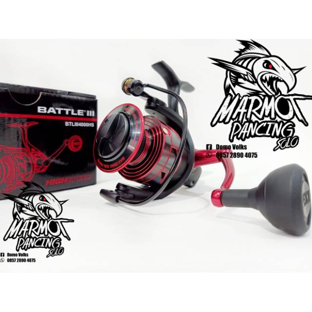 penn battle iii 4000 hs spinning reel BTLIV4000DX IV DX It offers a solution adapted to every fishing enthusiast Jual REEL SPINNING PENN BATTLE