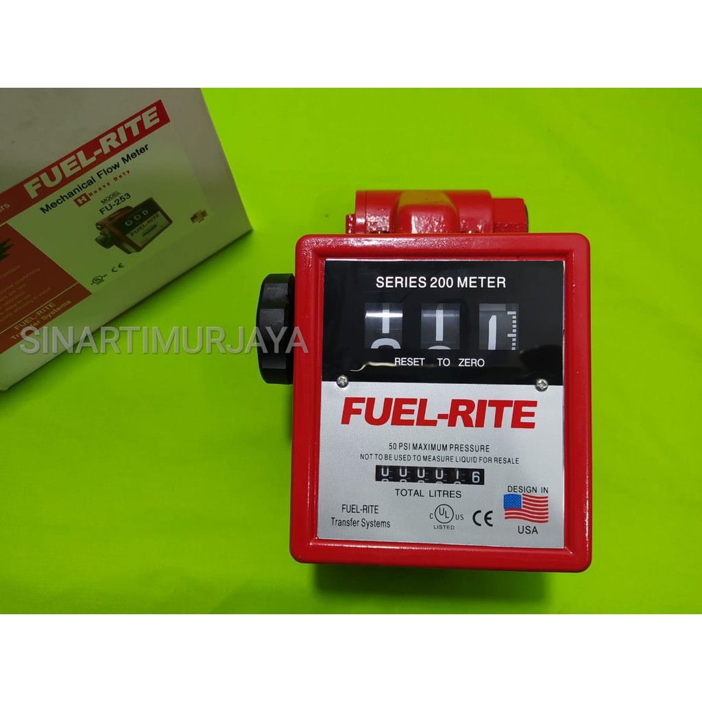 Jual METERAN SOLAR FLOW METER FUEL RITE 1" 3digit MADE IN USA Shopee