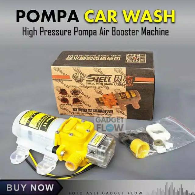 Jual SHELL DINAMO POMPA AIR DC 12V- POMPA CAR WASH CLEANER STEAM MOBIL ...