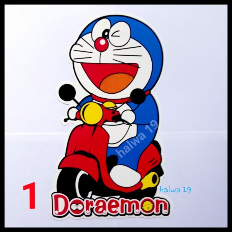 Jual stiker vinil stiker dashboard stiker karakter kartun DORAEMON