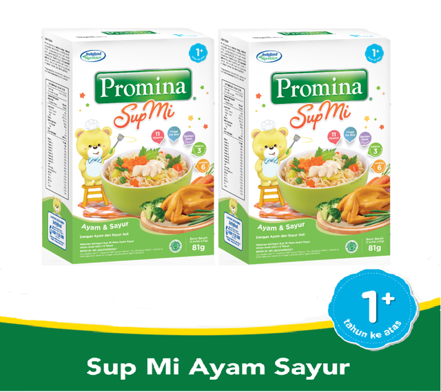 Jual Promina Sup Mi Ayam & Sayur New Box 81 g x 2 pcs | Shopee Indonesia