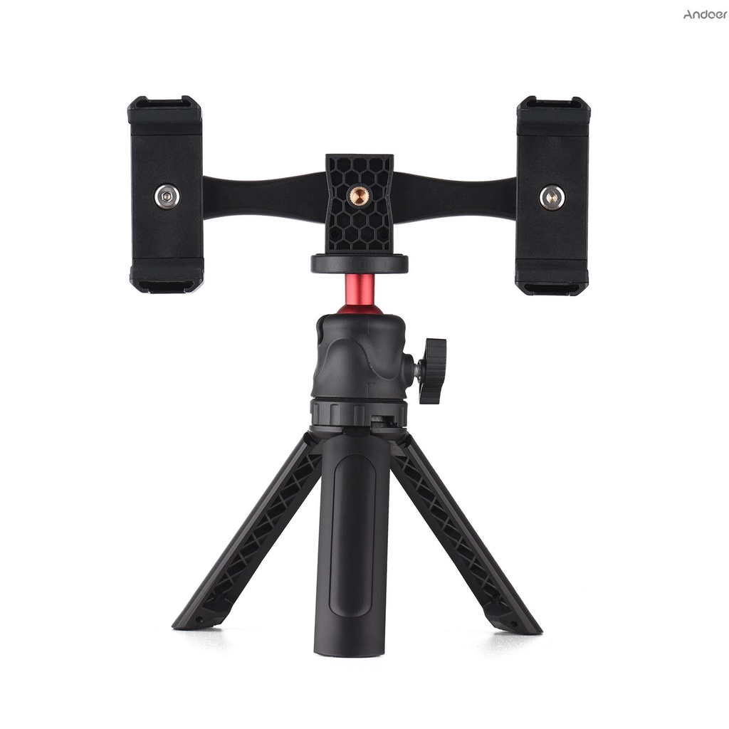 Jual Andoer Kit Video Smartphone Multifungsi Termasuk Dudukan Tripod Hp Universal Dengan Holder 