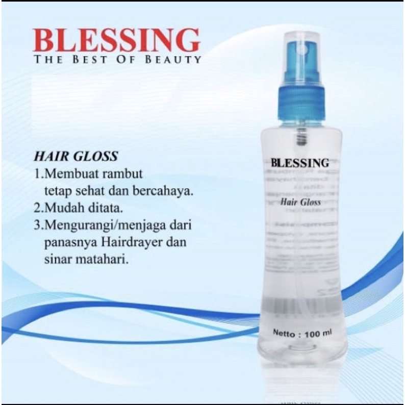 Jual Blessing Hair Gloss Vitamin rambut 100 ml | Shopee Indonesia