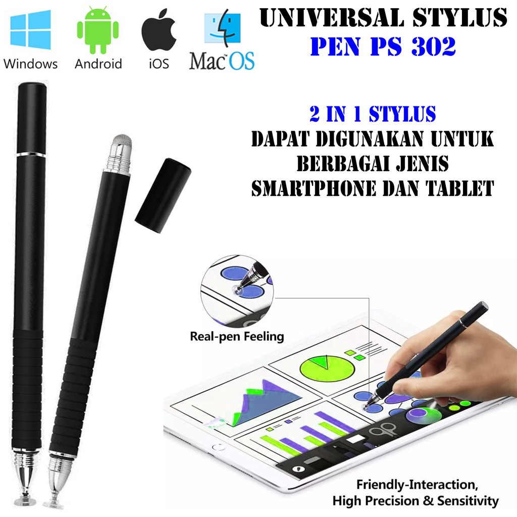 Capacitive Stylus Pen Smartphone Tablet iPhone iPad
