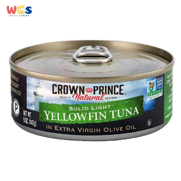Jual Kaleng Crown Prince Solid Light Yellowfin Tuna In Extra Virgin