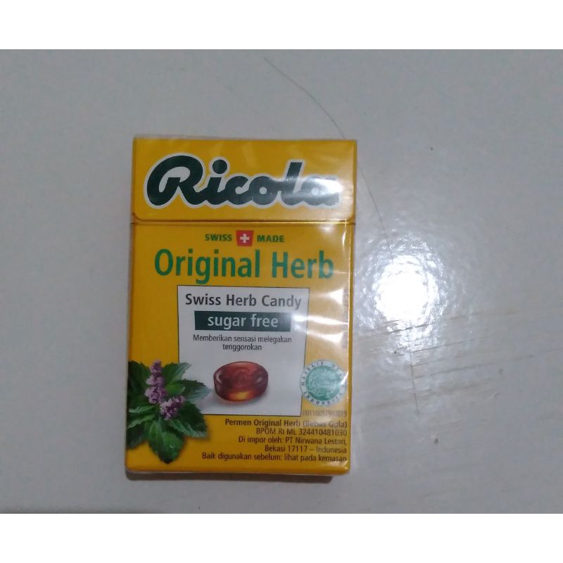Jual Permen Ricola Sugar Free 27,5 gram | Shopee Indonesia