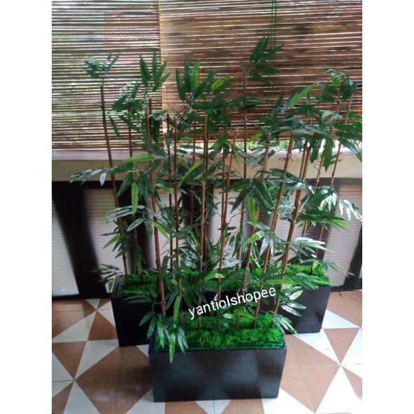 Jual Partisi Pohon Bambu Palsu Shopee Indonesia