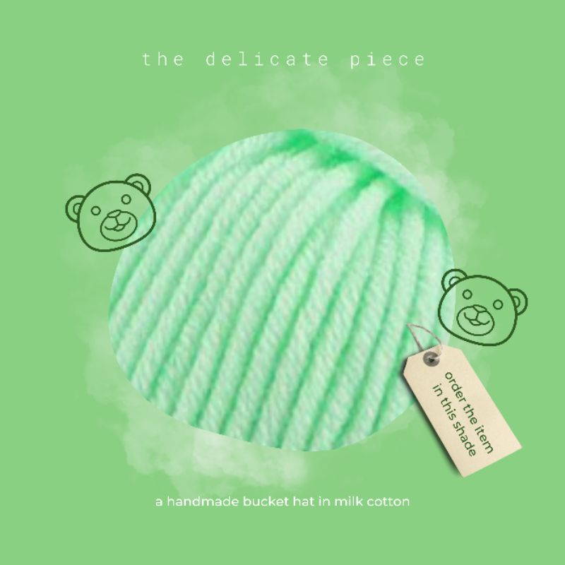 Jual Hey Teddy Crochet Bucket Hat / Topi Rajut Motif Beruang Teddy Bear ...