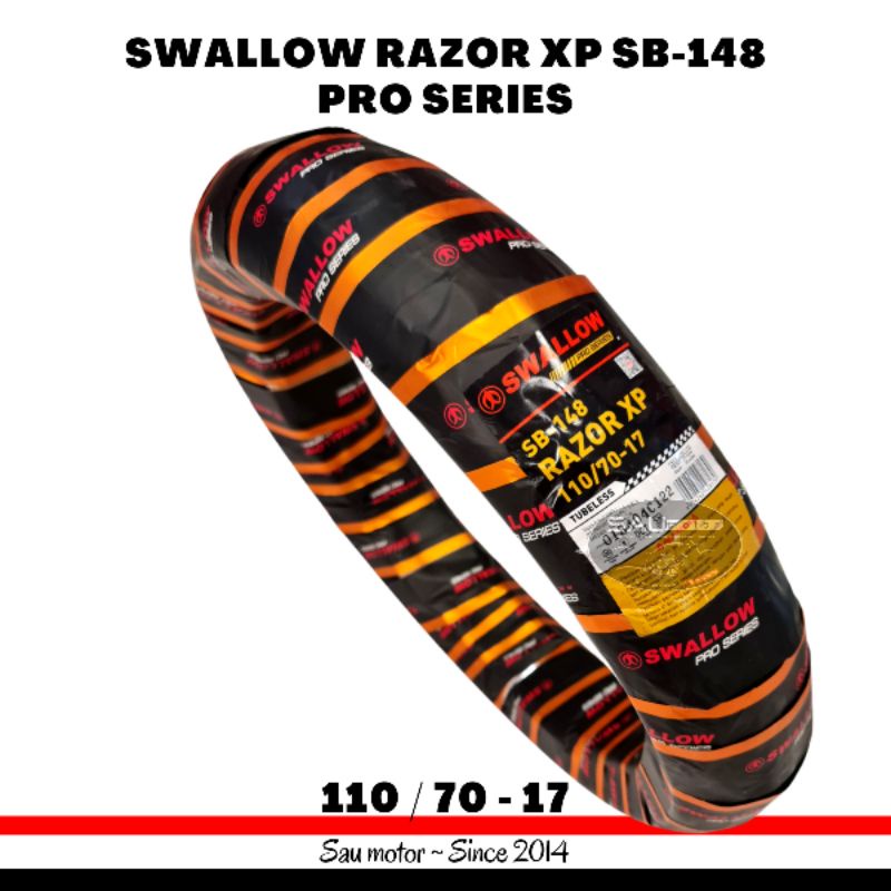 Jual Saumotor Ban Swallow Pro Series Razor Sb148 110/70-17 Soft ...