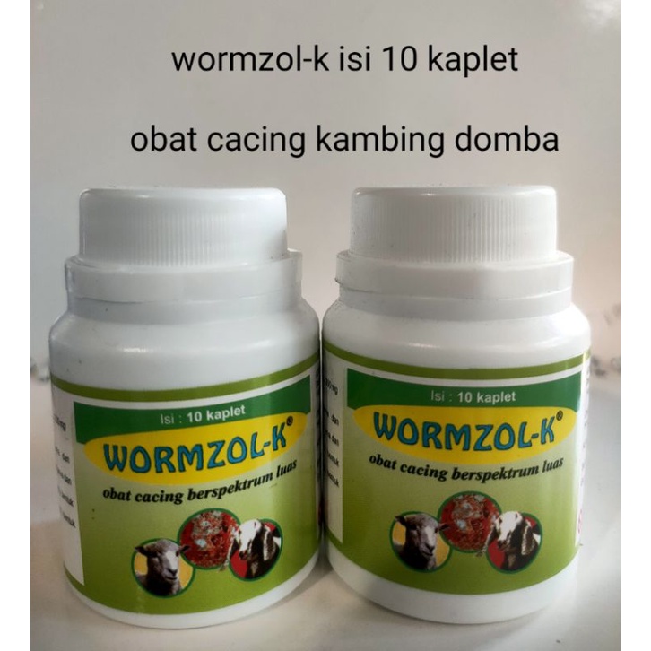 Jual Wormzol-k 10 Kaplet Medion Obat Cacing Kambing | Shopee Indonesia