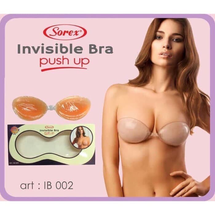 Bra Tempel Invisible Bra Silikon Push Up Sorex IB002 IB 002 Ada Box