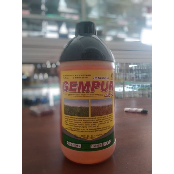 Jual Gempur 480sl 1 Liter Herbisida Sistemik Obat Rumput Daun Dan