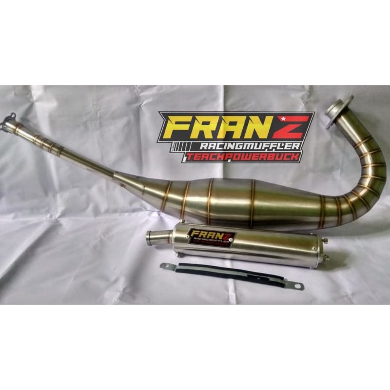 Jual knalpot ninja 150 R RR SS stainlesse spek standar original franz ...
