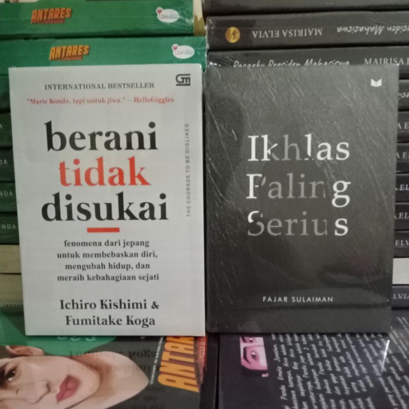 Jual PAKET 2 BUKU BERANI TIDAK DISUKAI + IKHLAS PALING SERIUS [Sakura ...