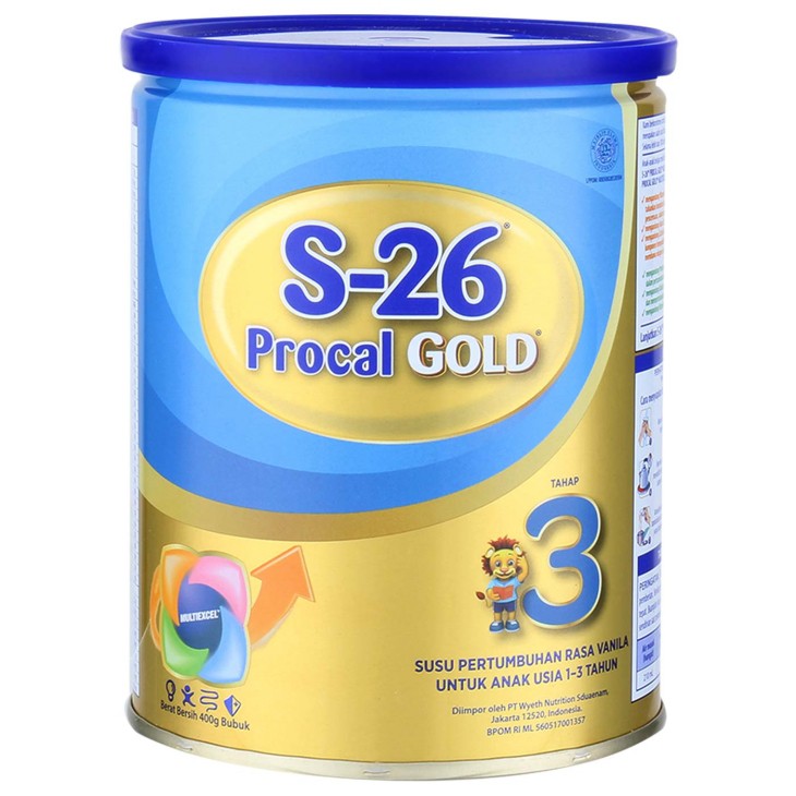 Jual S-26 PROCAL GOLD TAHAP 3 CAN 400GR | Shopee Indonesia