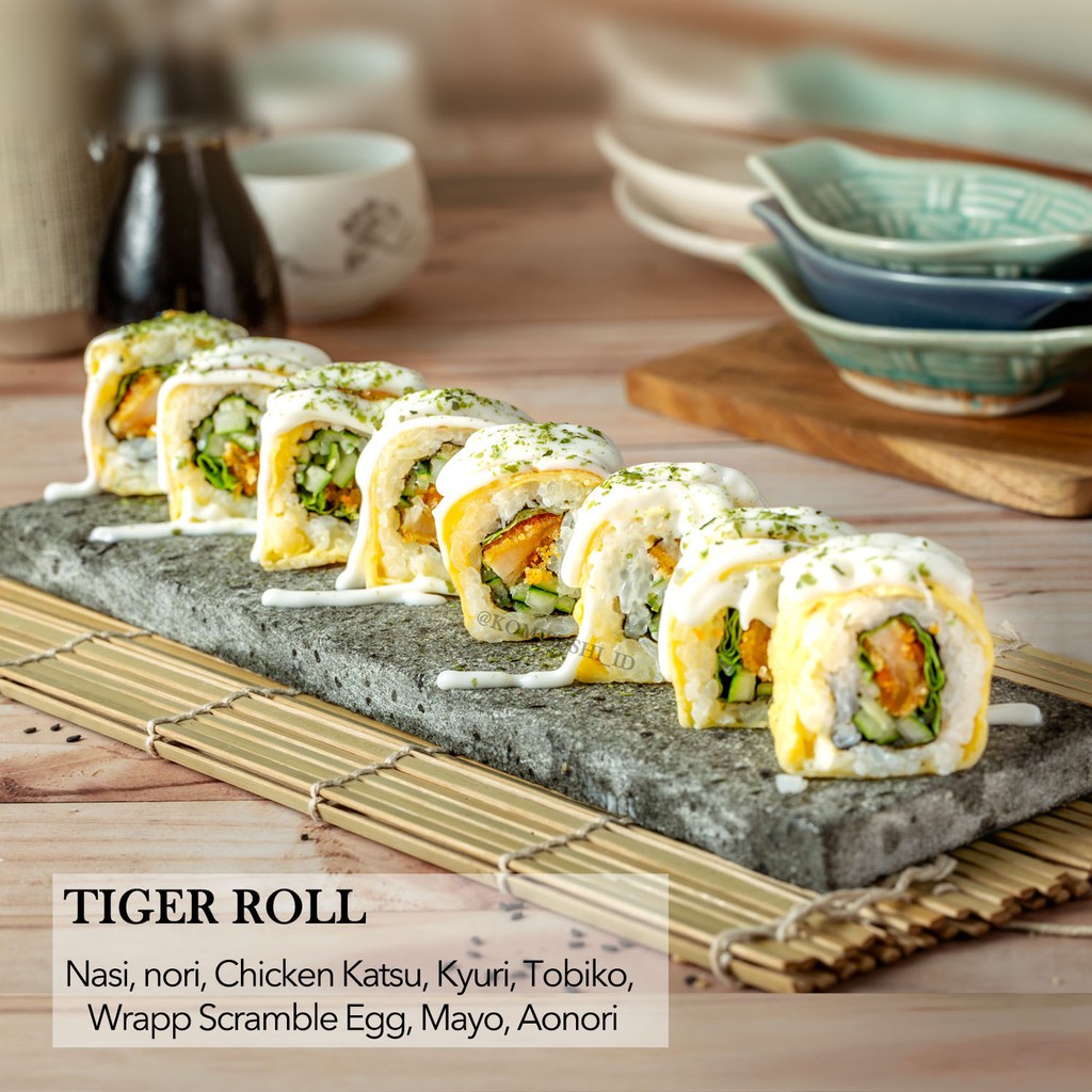 Jual TIGER ROLL | PERSONAL SIZE SUSHI | Shopee Indonesia