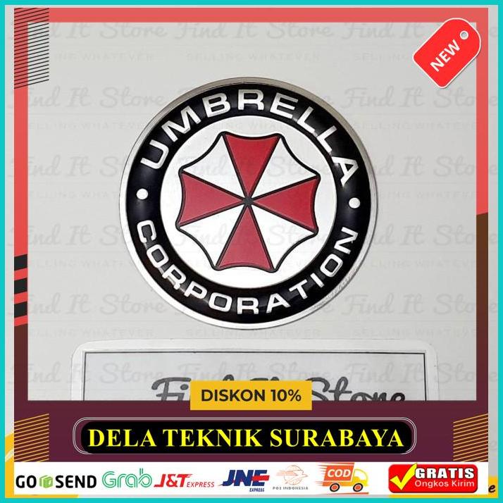 Jual Emblem Umbrella Corporation Resident Evil 3D Sticker Alumunium Metal -  Model A - Kota Surabaya - Find It Store