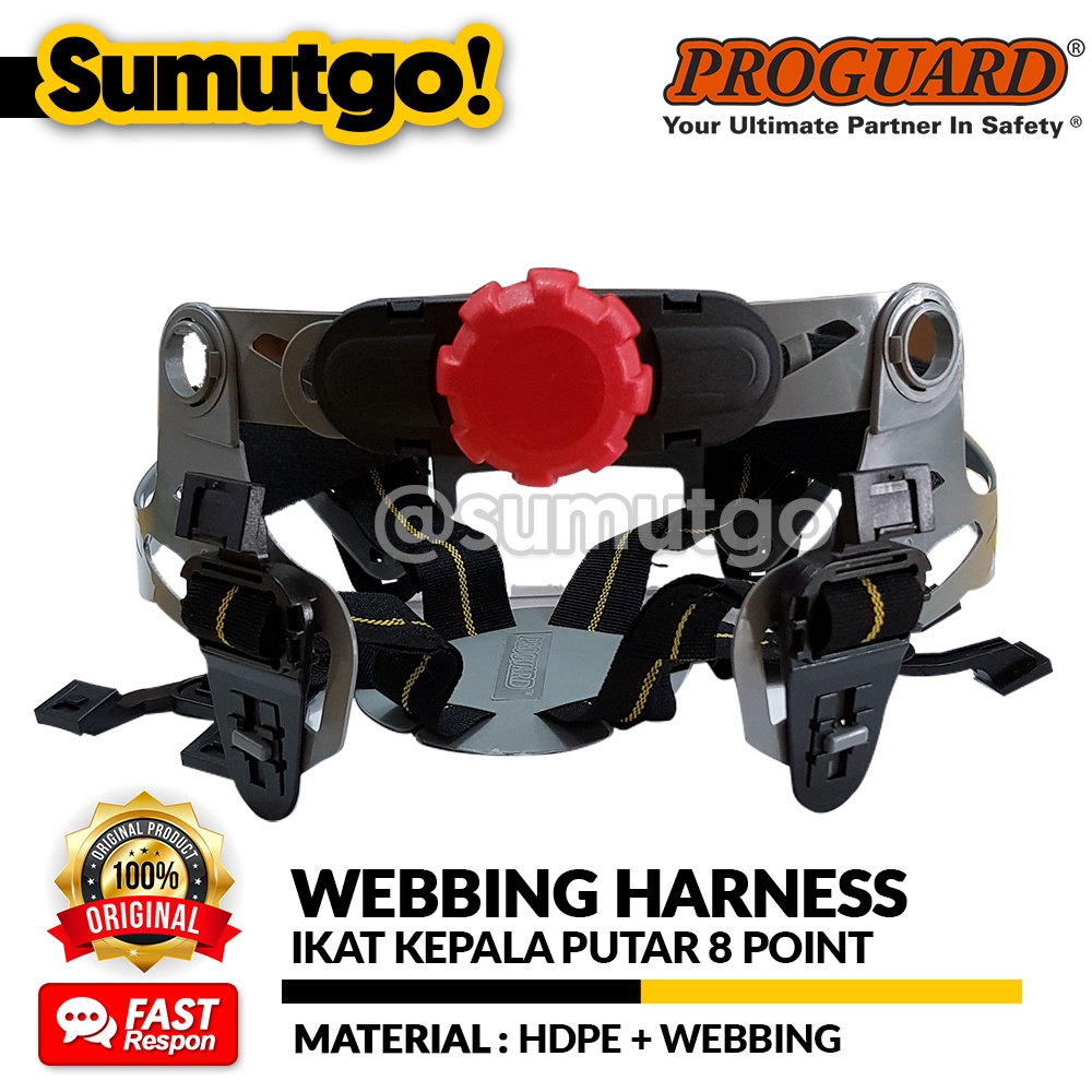 Jual Proguard Webbing Inner Fastrac / Tali Ikat kepala Putar Helm ...