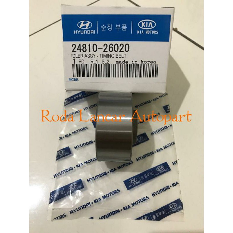 Jual bearing tensioner timing belt hyundai verna matrix original