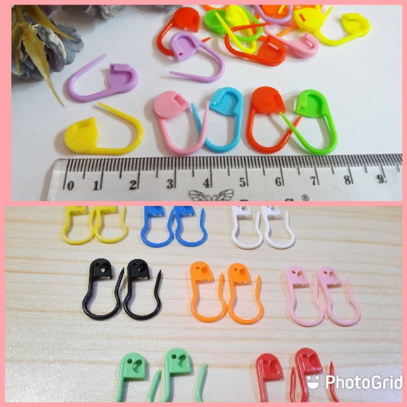 Jual Peniti Plastik, Peniti Penanda Rajutan - 50 pcs | Shopee Indonesia