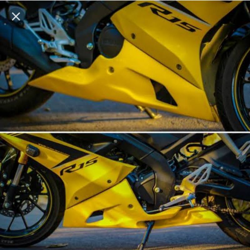 Jual undercowl R15 v3 model R1 sambungan fairing r15 v3 model r1 ...