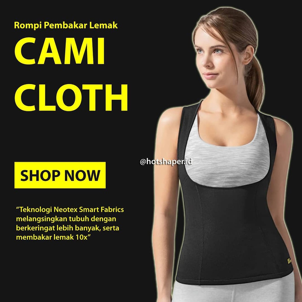 Jual Hot shapers cami cloth korset rompi pembakar lemak tubuh