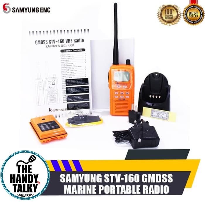 Jual SAMYUNG STV-160 STV160 STV 160 HT VHF Marine GMDSS Emergency ...