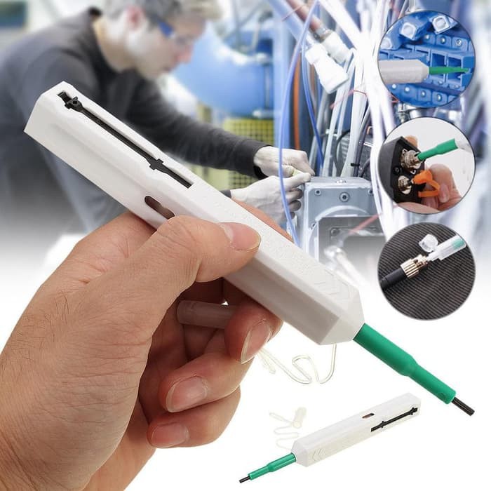 Jual One Click Cleaner FC/SC/ST Pen Pembersih Adapter Connector FO ...