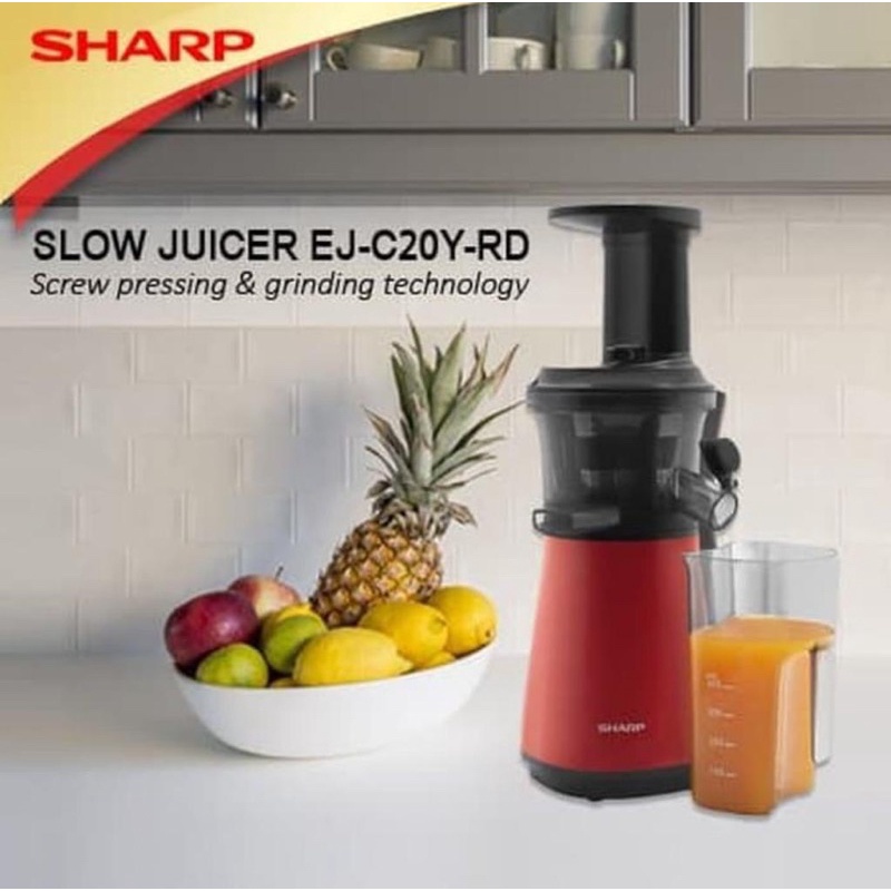 Jual Sharp Slow Juicer EJC20YRD (Merah) Shopee Indonesia