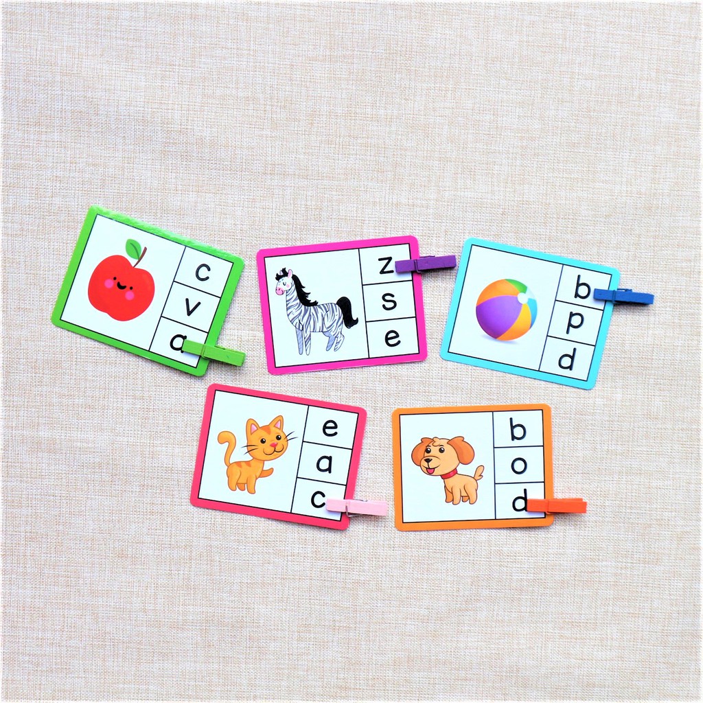 Jual Flashcard Bahasa Inggris Alfabet (Huruf Besar Kecil, Puzzle ...