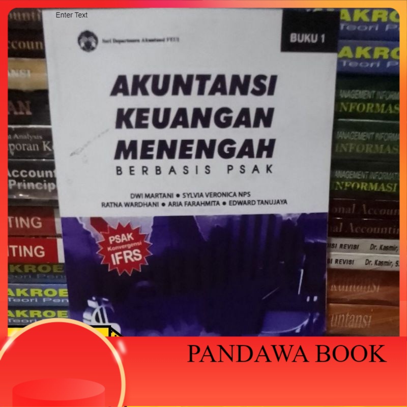 Jual Akuntansi Keuangan Menengah Berbasis PSAK Buku 1 By Dwi Martani ...