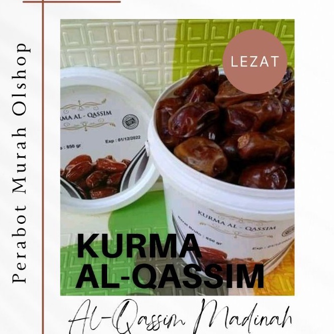 Jual Kurma Al Qassim 850gr Kemasan Ember Kurma Sukari Basah 850gr Ruthob Bucket Pack Premium 0348