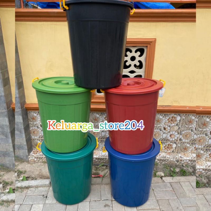 Jual Keluargastoreember Plastik Tong Besar Tutup Tebal 80 Liter Rpm Shopee Indonesia 4330