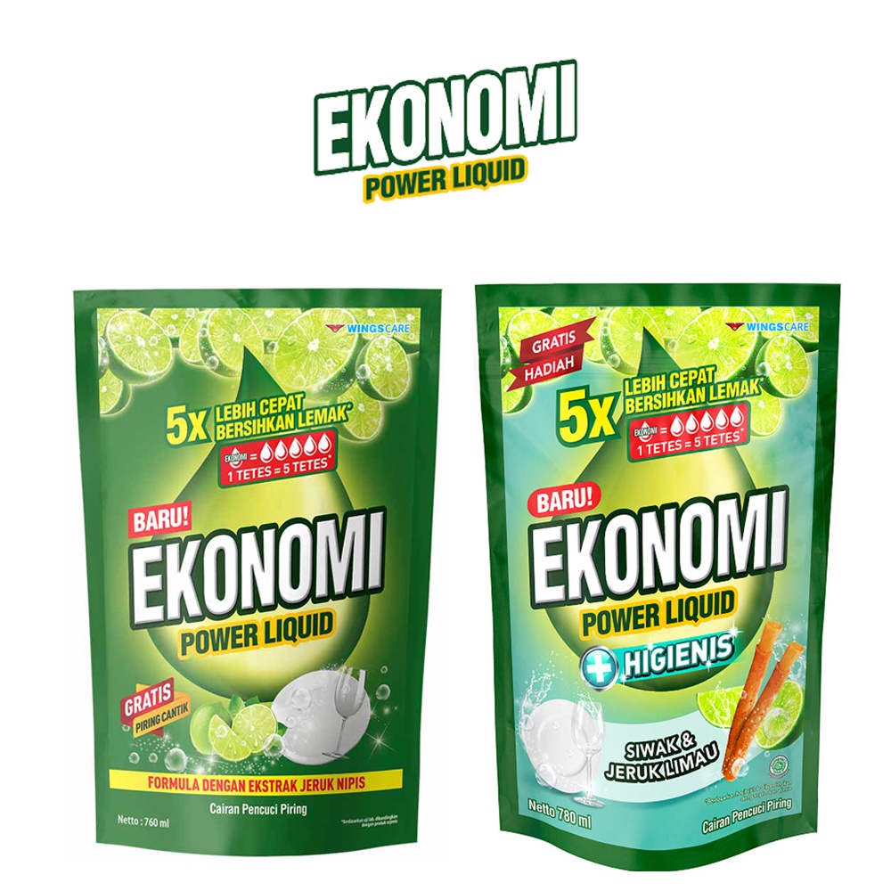 Jual Ekonomi Power Liquid Sabun Pencuci Piring 650ml | Shopee Indonesia