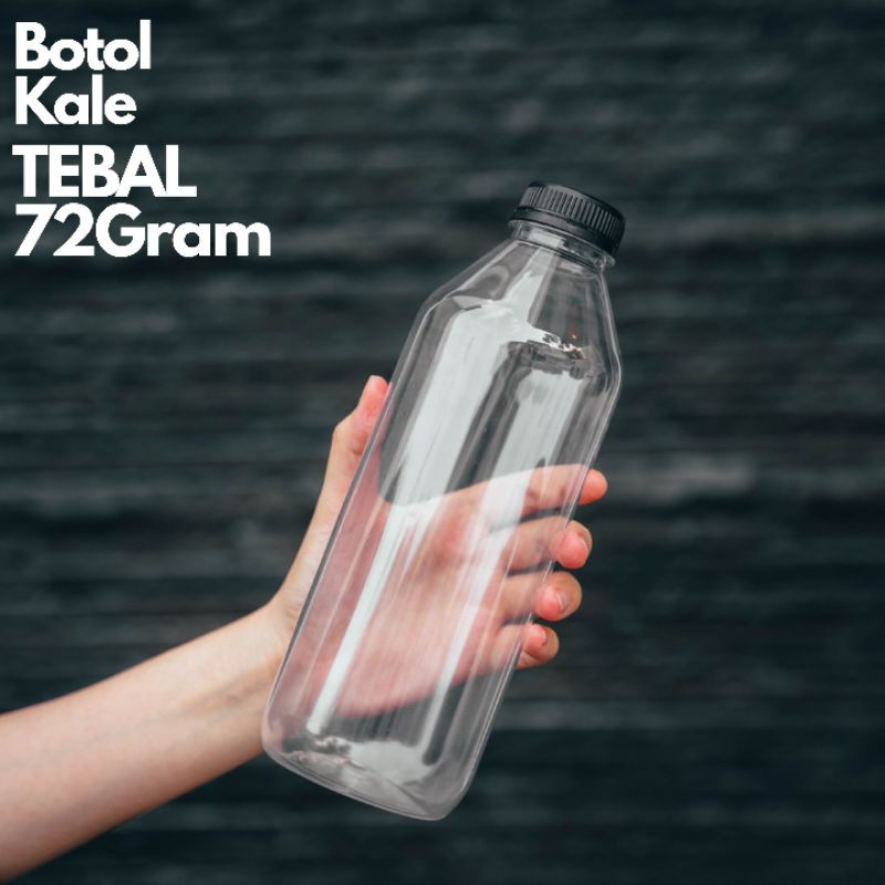 Jual Botol Kale 1 Liter | KETEBALAN 72 GRAM | Food Grade | Shopee Indonesia