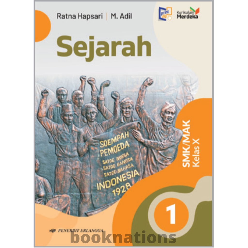 Jual Buku SEJARAH SMK Kelas 10 X ERLANGGA Kurikulum Merdeka | Shopee ...