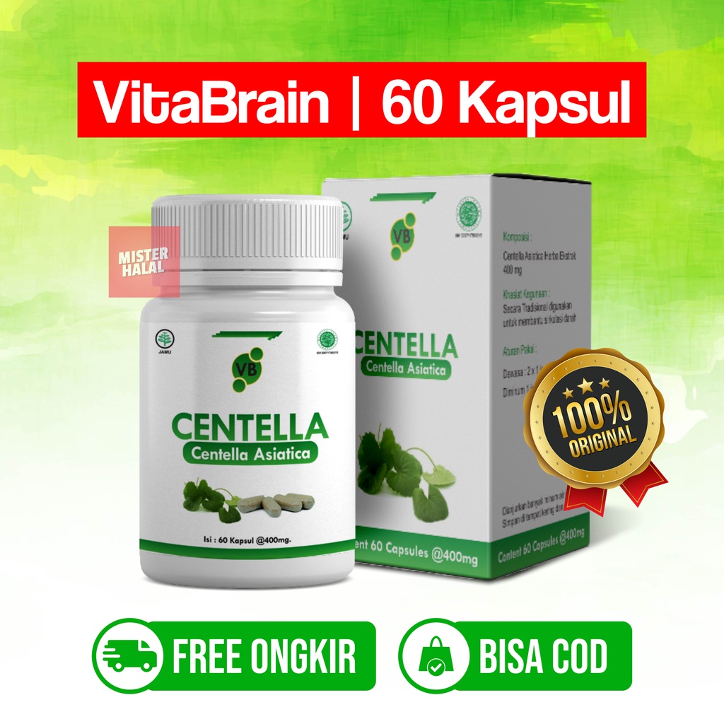 Jual VITABRAIN Vb Centella, Vitamin Otak Terbaik Untuk AnakAnak Remaja