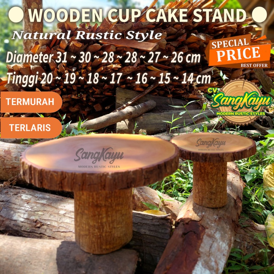 Jual Coated One Tier Cupcake Stand 29 31 Cm Display Cake Tatakan Kue